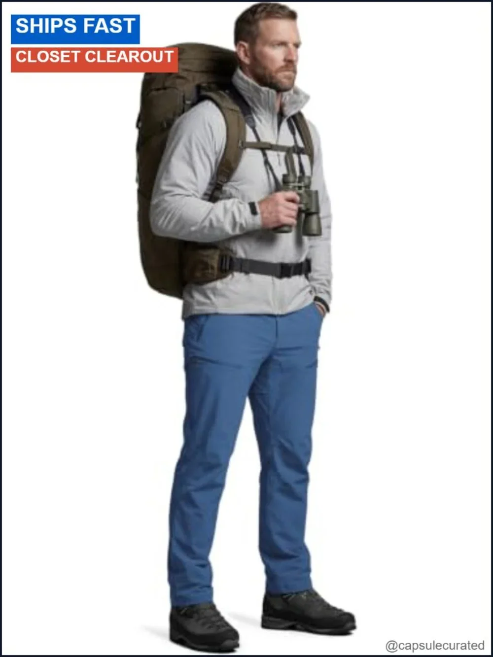 Men's Quick Dry Water Resistant Tactical Cargo Pants Stretch Hiking Work Pants